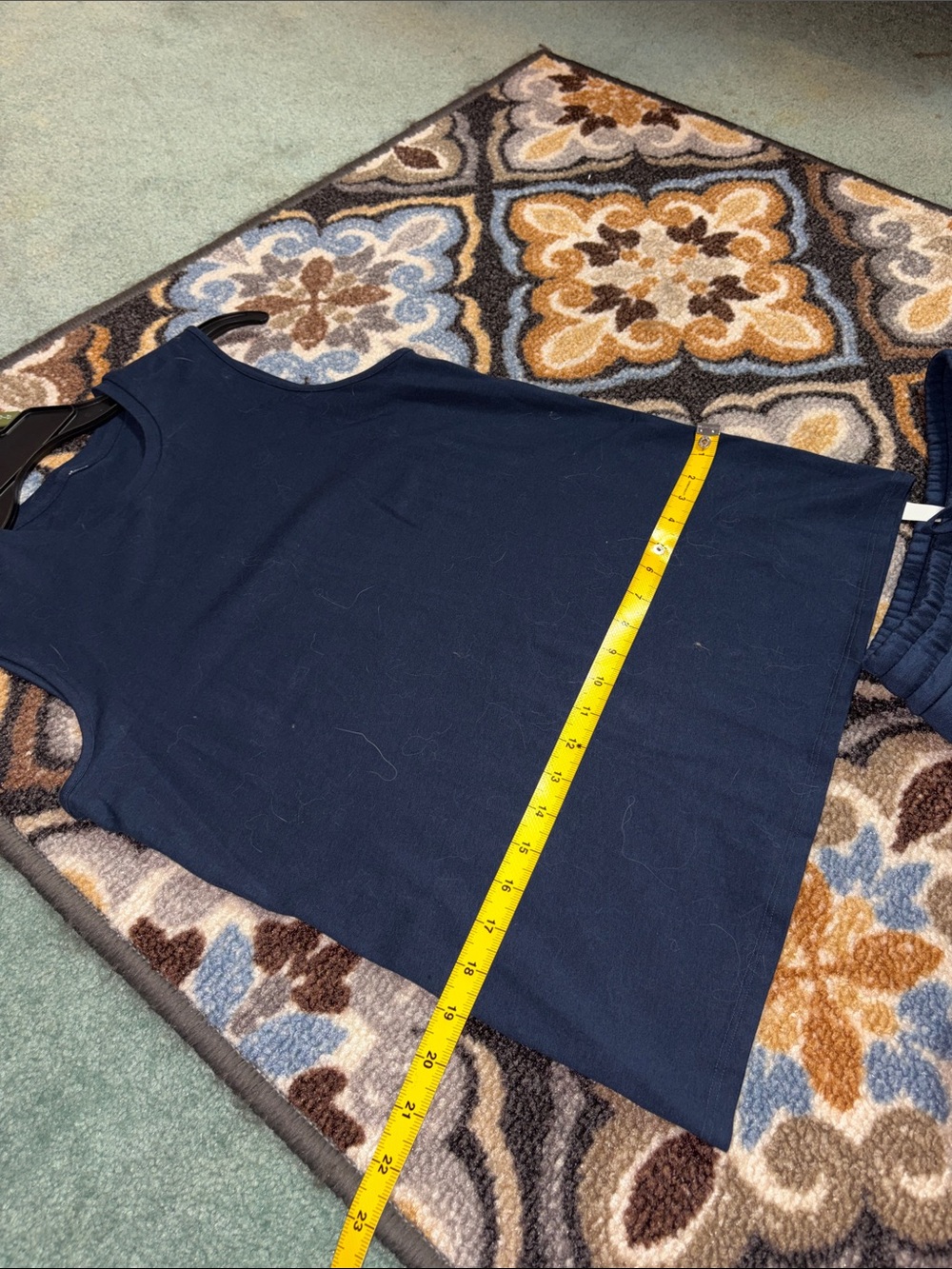 lululemon athletica Navy A-Line Drawstring Skirt w/ sleeveless Top - Picture 8 of 13